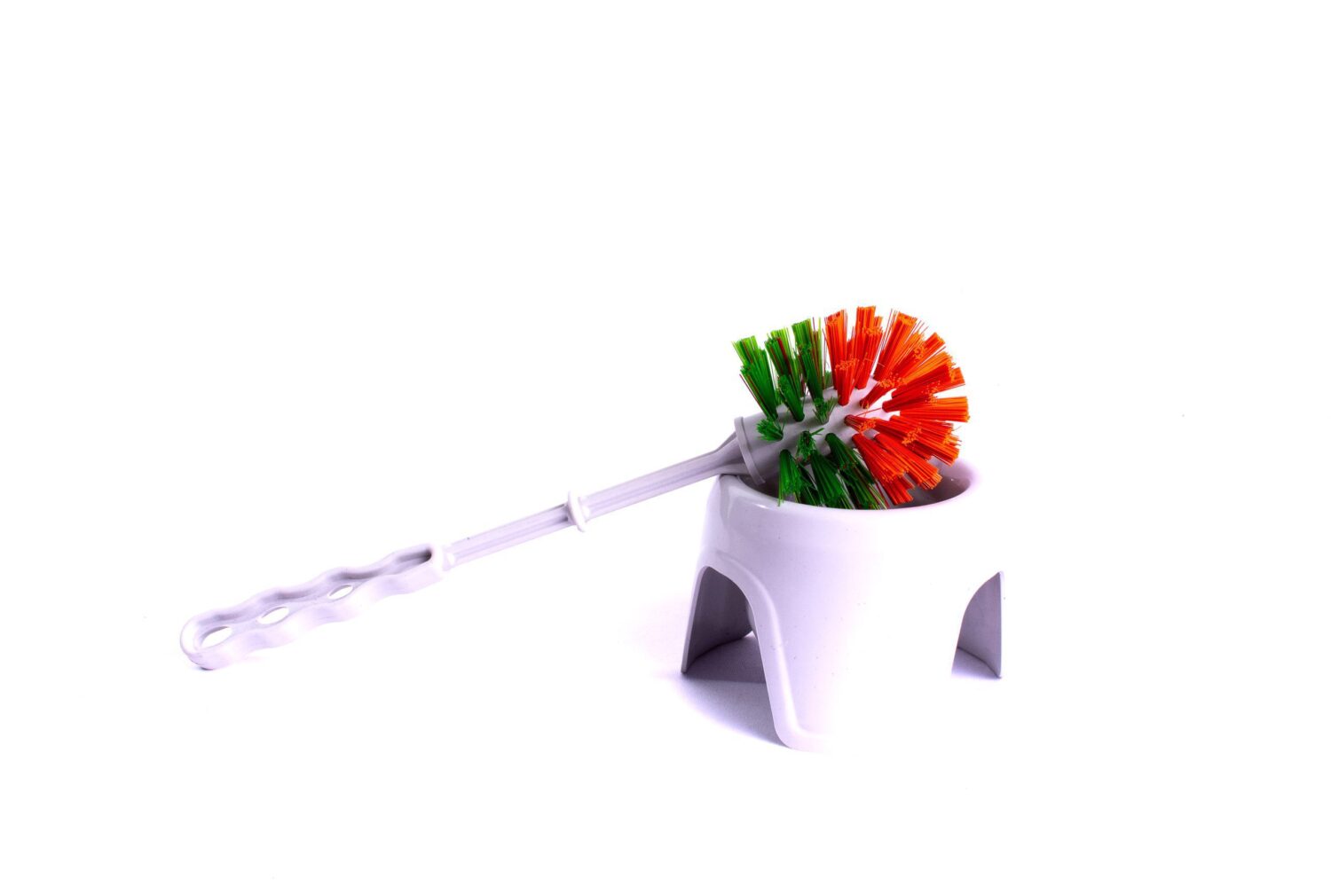 ESCOVA SANITÁRIA PLASTICA C/SUPORTE